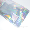 Holographic Mylar Zip lock Bag Standup